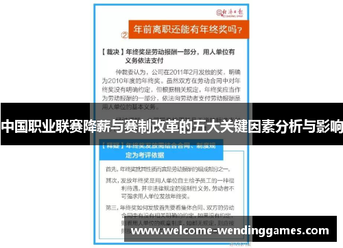 中国职业联赛降薪与赛制改革的五大关键因素分析与影响 中国职业联赛降薪与赛制改革的五大关键因素分析与影响