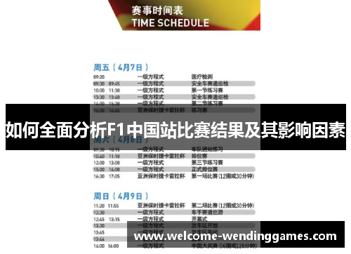 如何全面分析F1中国站比赛结果及其影响因素 如何全面分析F1中国站比赛结果及其影响因素