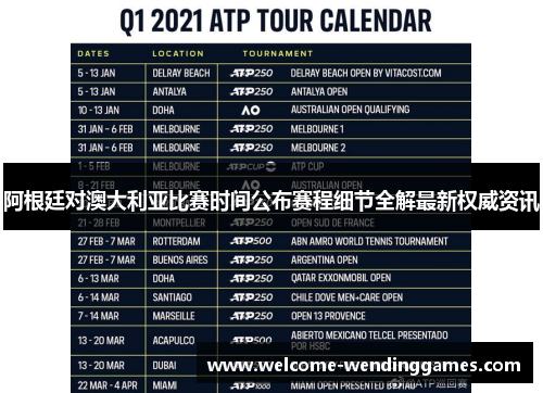 阿根廷对澳大利亚比赛时间公布赛程细节全解最新权威资讯