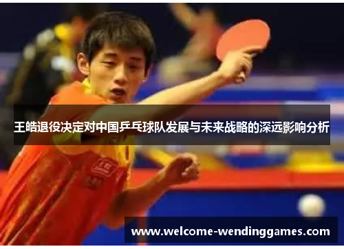 王皓退役决定对中国乒乓球队发展与未来战略的深远影响分析